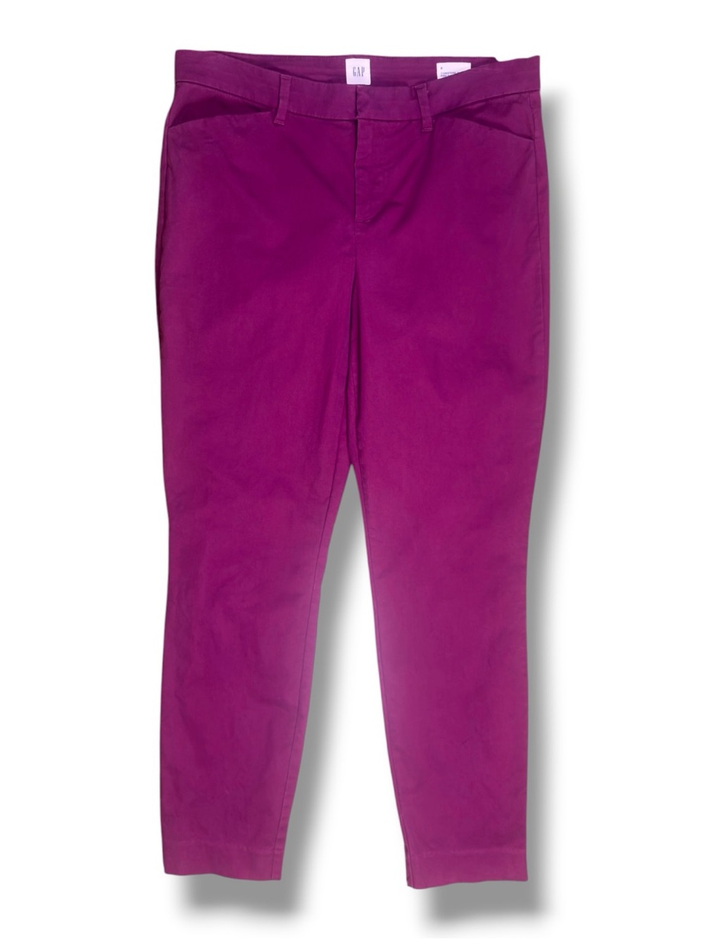 GAP Purple Skinny Ankle Khaki Pants